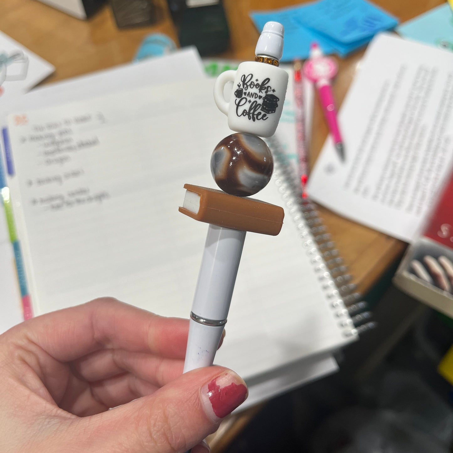 Books & Coffee Pen