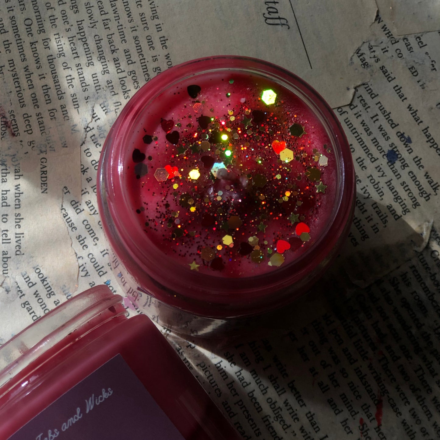 Aries Hidden Crystal Candle | Rosewood Musk