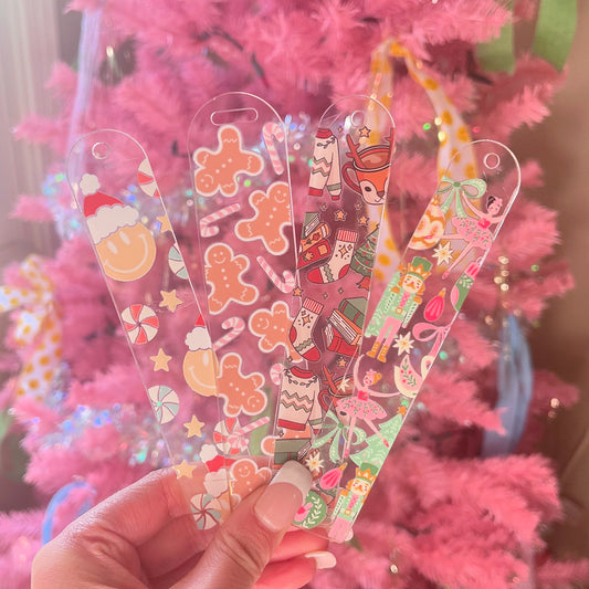 Holiday Acrylic Bookmarks