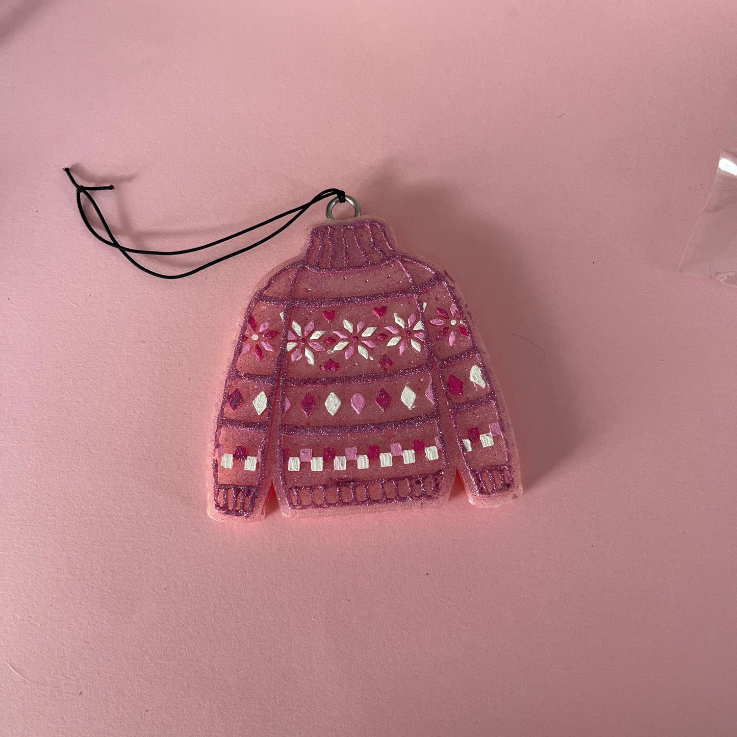 Ugly Holiday Sweater Freshie | pink pony club