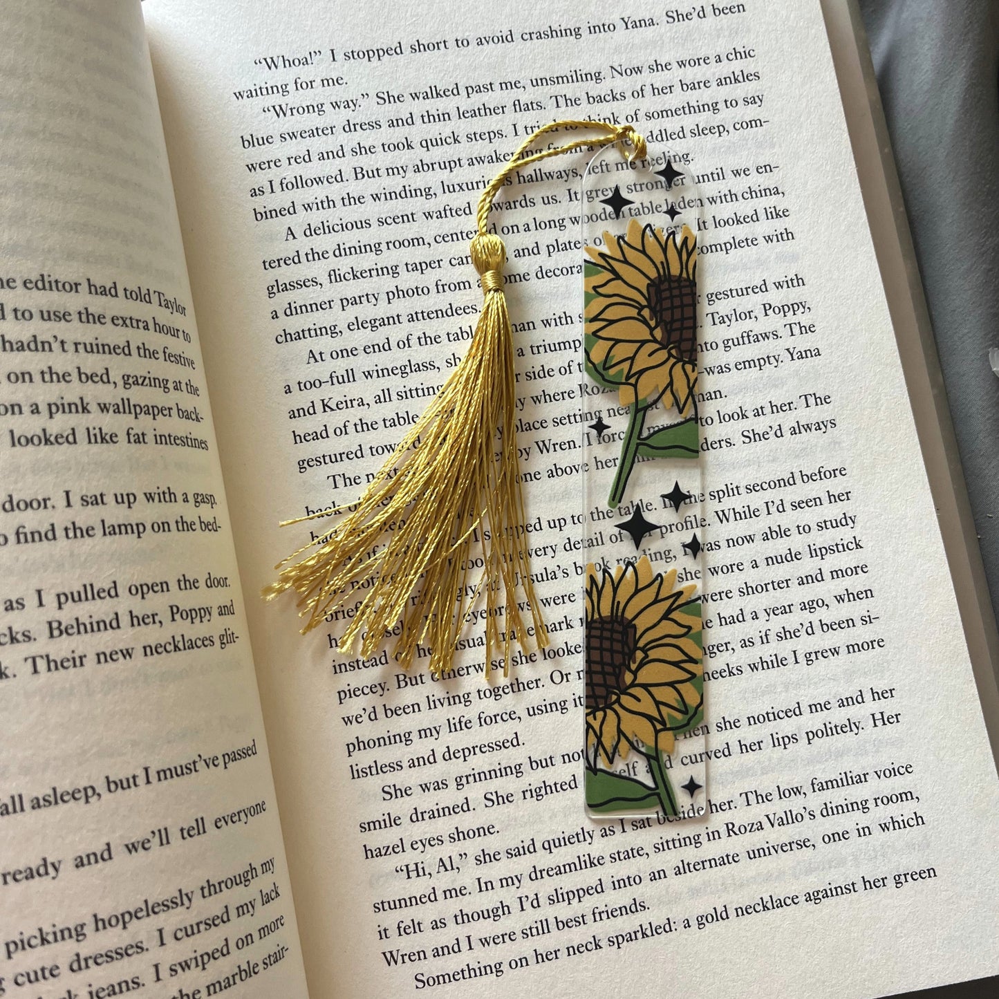 Sunflower Fields • Acrylic Bookmark