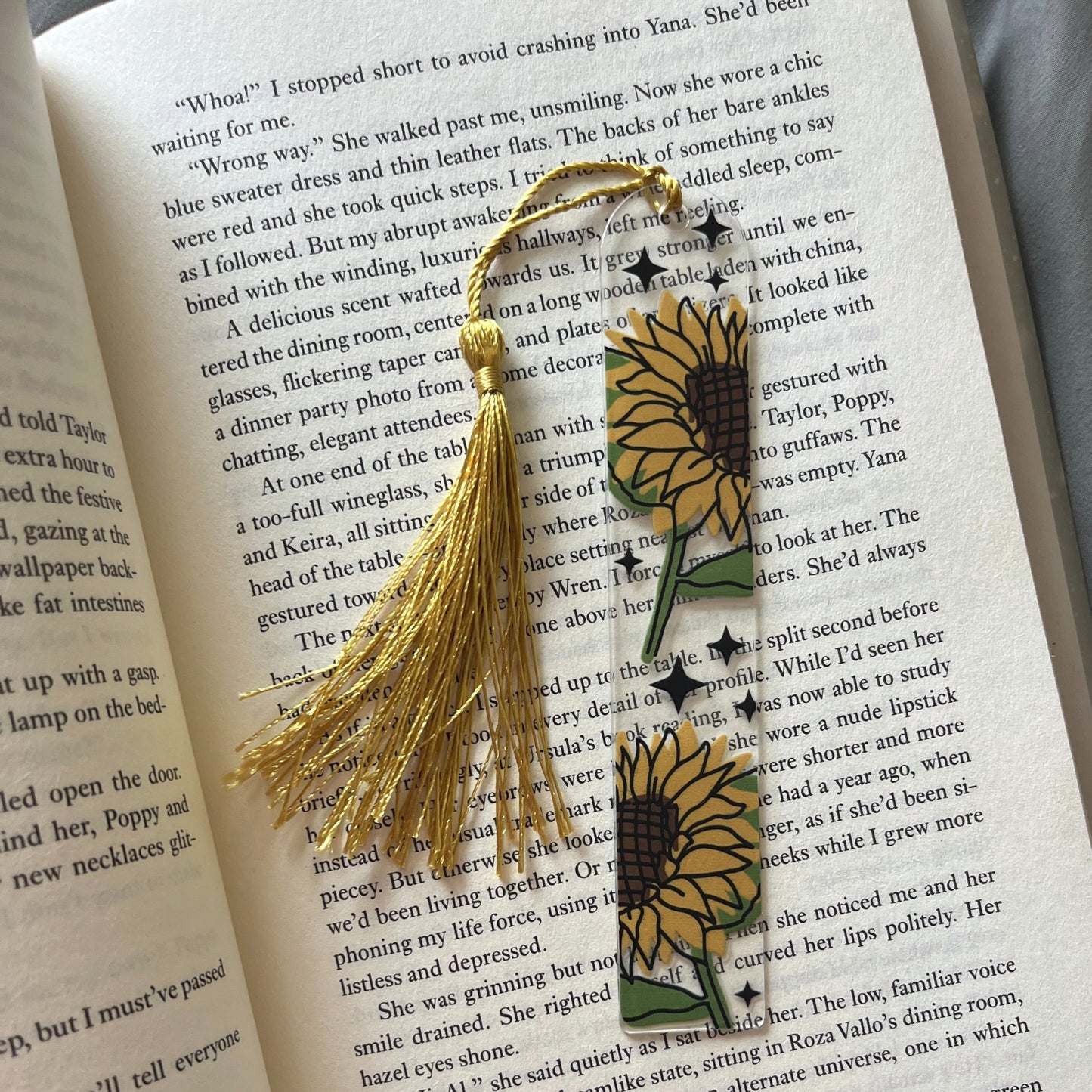 Sunflower Fields • Acrylic Bookmark