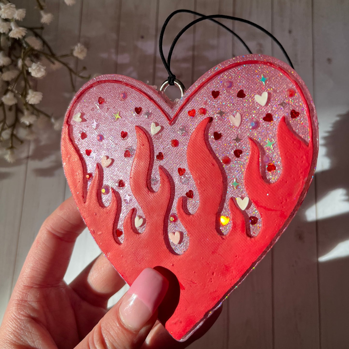 Heart on Fire Blinged Out Freshie |