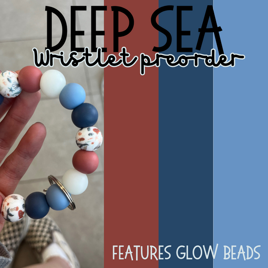 Deep Sea Beaded Wristlet | Pre-Order