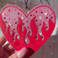 Heart on Fire Blinged Out Freshie |