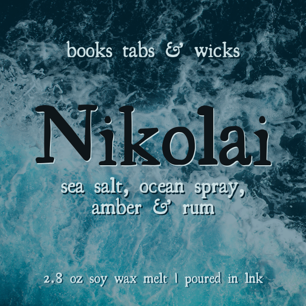 Nikolai | orange peel, sea salt, amber, + wood
