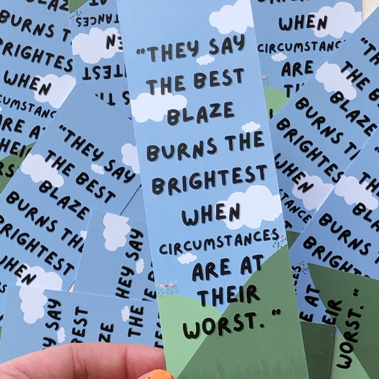 Howl's Moving Castle inspired quote Bookmark